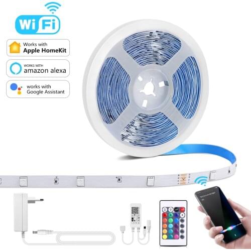Smart Wifi Switch Control LED Strip Light Homekit Siri Control Timing Dimming Work With Dohome Alexa Google Home