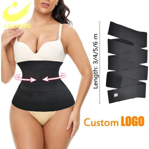 LAZAWG Women Waist Trainer Belts Adjust Your Snatch Bandage Wrap Slimming Shapewear Corset Tummy Control Body Shaper Wholesale