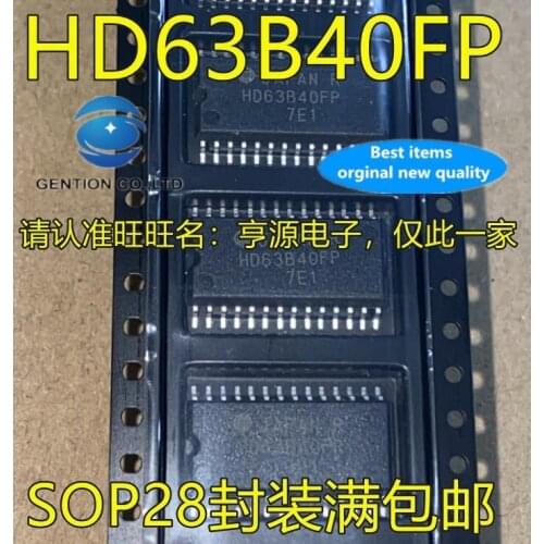 10PCS HD63B40 HD63B40FP SOP28 foot microcontroller IC-timer module in stock 100% new and original