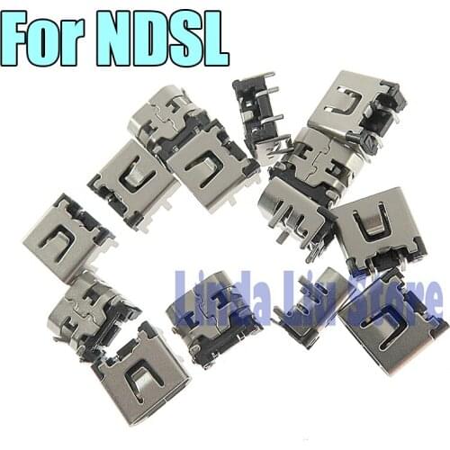 100pcs power battery socket plug adapter DC connector charger port charging jack for NDSL/DSL/ DS Lite console