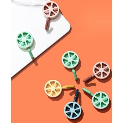 5 Pcs/Set Lemon Wall Key Towel Coat Hanger Door Kitchen Self Adhesive Hooks Bag Clothing Purse Sticky Holder Bathroom Hook