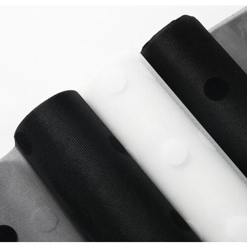 50CM*5Yards White Black Dot Rose Flower Bouquet Packaging DIY Handmade Packaging Material