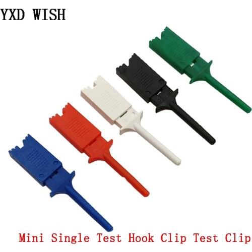 60pcs Mini Grabber Test Probe Hook For SMD IC Test Cilps SMD IC Hook Probe Jumper Test Clip Mini Grabber For Multimeter