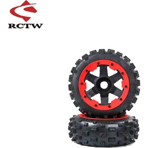5B New Upgraded Knobby Rear or Front Tyres Set for 1/5 HPI Rofun Rovan Kingmotor Mcd Gtb Racing Baja 5B Truck Spare Toys Parts