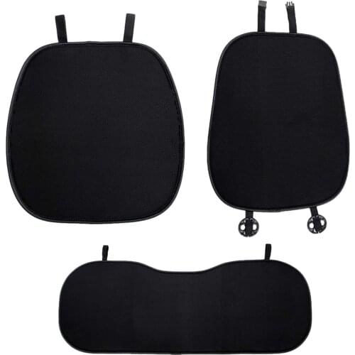 Car Seat Covers Front/Rear/ Full Set Choose Car Seat Cushion Linen Fabric Seat Pad Protector Car Accessories Anti-slip
