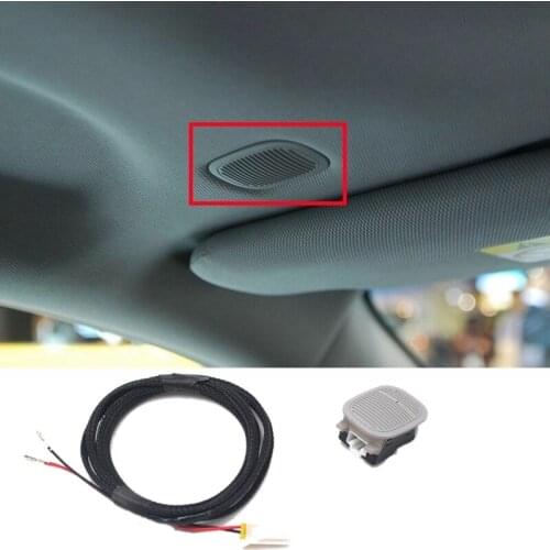 Car HandsFree Microphone Mic Assy with Harness Wire for Hyundai Sonata Kia K3 K5 Rio 96575 1W000HCS