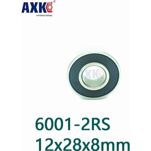 Axk 6001-2rs 6001 2rs 6001 Rs 6001 Hybrid Ceramic Deep Groove Ball Bearing 12x28x8mm