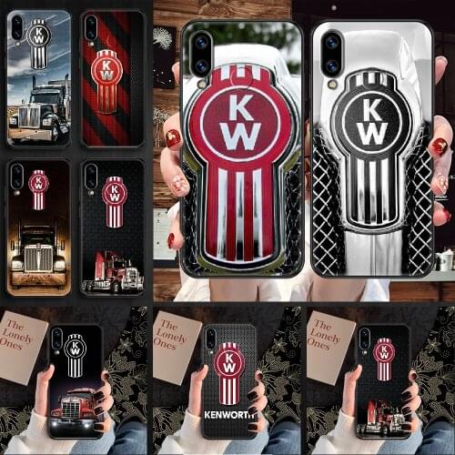 American heavy truck Kenworth Phone case For Huawei Honor 6 7 8 9 10 10i 20 A C X Lite Pro Play black silicone hoesjes soft