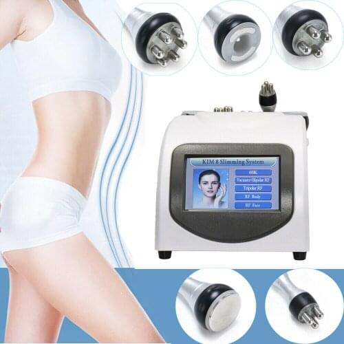 Cavitation Fat Burning Body Shaping Slimming Machine 5 Handles Ultrasonic RF Skin Tight Weight Loss Beauty Instrument Salon Use