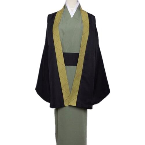 Anime Bungo Stray Dogs Fukuzawa Yukichi Cosplay Costume Kimono Halloween Christmas Carnival Party Dress Uniform Costumes Adult