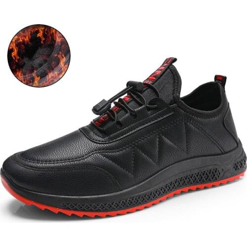 Net red shoes male chic hanfeng male ins port wind super fire plus velvet casual cotton shoes male