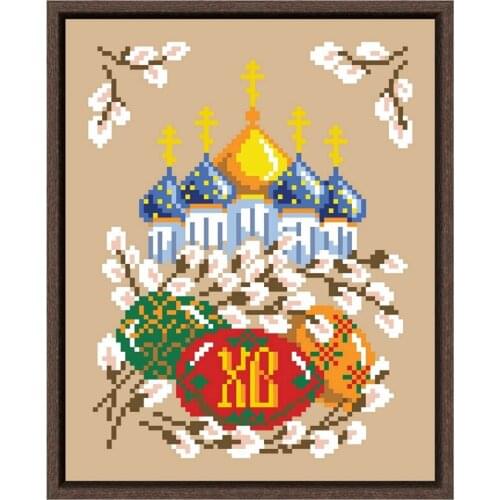 Castle B cross stitch kit small pattern package 18ct 14ct 11ct flaxen linen cloth cotton thread embroidery handmade needlework
