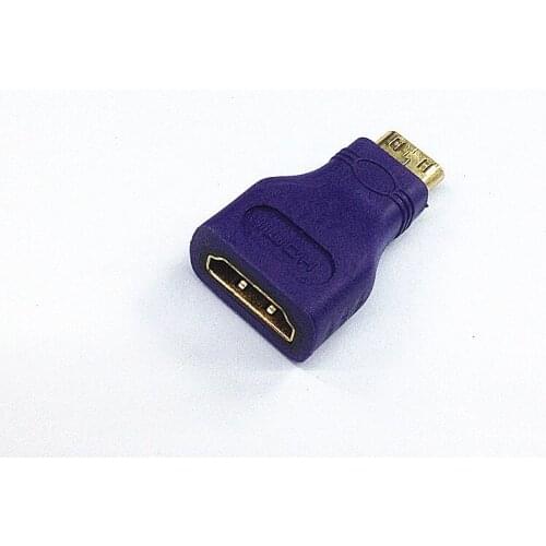 Wholesale Mini HDMI-compatible Male toHDMI-compatible female adapter converter adapters connector