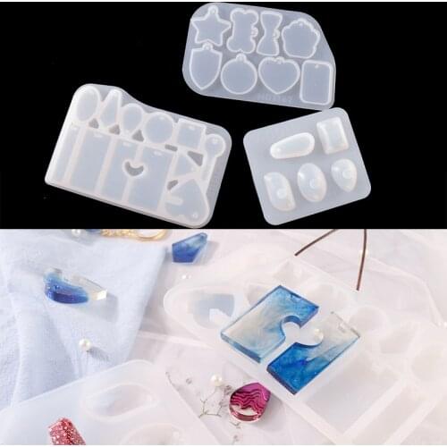 Pendant Jewelry Making Moldes Para Resina Keychain Moule Silicone Assorted Pet Tags Epoxy Mallen For DIY Handmade Craft