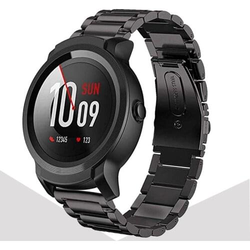 Stainless Steel Watchband Quick Release Strap for Ticwatch Pro / E2 / S2 / Samsung galaxy watch 46mm / Gear S3 Wrist band strap