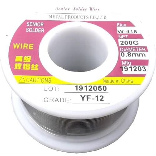 FPV Solder Wire Containing Tin 50 % Crossing Machine Aircraft Model Soldering Iron 0.8mm Diameter Fine Rosin Flux Tool