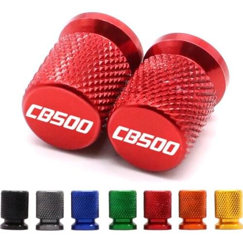 Motorcycle Tire Valve Air Port Stem Cover Cap Plug CNC Aluminum Accessories Fit For Honda CB500 CB500X CB500F