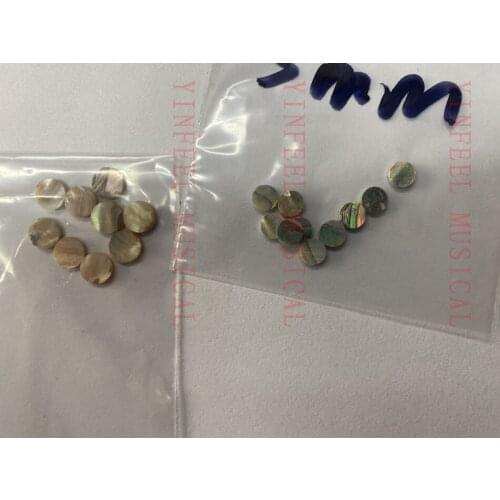Violin bow frog inlay abalone dot5mm or 6mm,50pcs violin bow frog fittings/pear eyes & dots repair frog violin frog