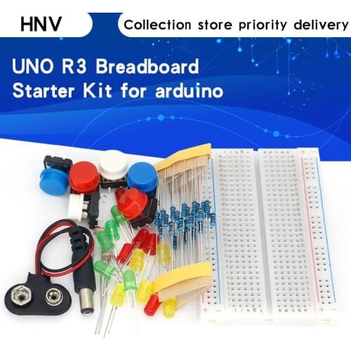 Starter Kit UNO R3 Mini Breadboard LED Jumper Wire Button for arduino Diy Kit school education lab