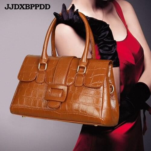 Famous Designer Brand Bags Women Leather Handbags 2020 Luxury Ladies Hand Bags Purse Fashion Shoulder Bags Crocodile