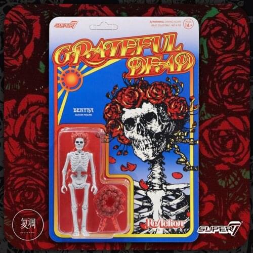 Super7 Grateful Dead Bertha Hang Card Toy Action Figures Toys for Children Gift