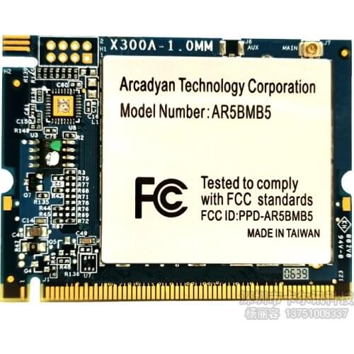Atheros AR2413A AR5005G AR5BMB5 Mini PCI Wifi Wireless Card 802.11 B/g Network Wireless Card