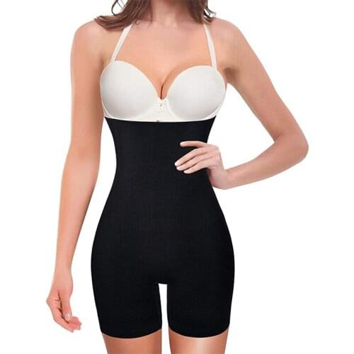 Women Waist Trainer Shapewear Tummy Control Body Shaper Shorts Hi-Waist Butt Lifter Thigh Slimmer