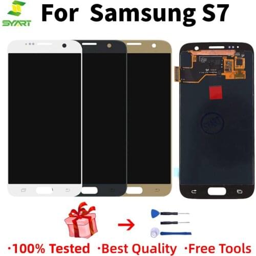 LCD Replacement For SAMSUNG Galaxy S7 5.1'' Display G930 G930F Touch Screen Digitizer Assembly OLED TFT For Samsung Galaxy S7