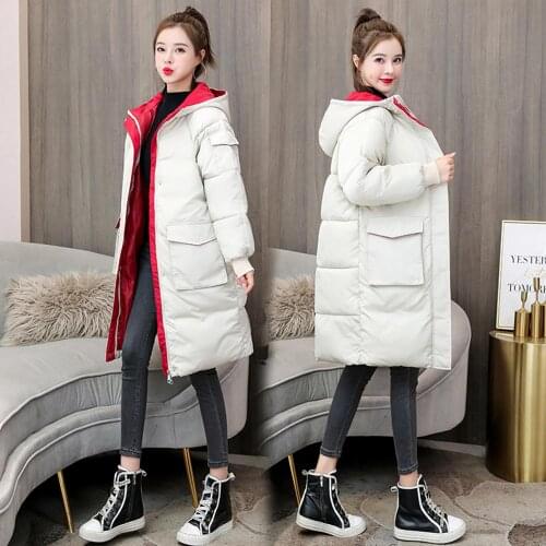 Winter Coat Women Plus Size Windproof Long Women Parkas Stylish Hooded Thick Winter Womens Jacket Coat