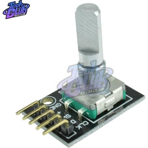1PCS 360 Degrees Rotary Encoder Module For Arduino Brick Sensor Switch Development Board KY-040 With Pins