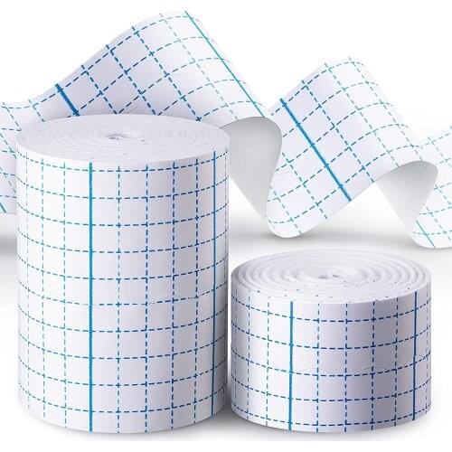 10 Rolls 10M Long Non-Woven Adhesive Bandages Breathable Cohesive Wrap Cover Stretch Tape Protective Stretch Bandage Roll Film