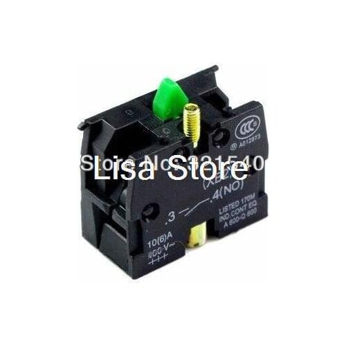 10pcs XB2 Series Contact Block ZB2-BE101C Normally Open NO for Pushbutton Joystick Switch 10A 600V
