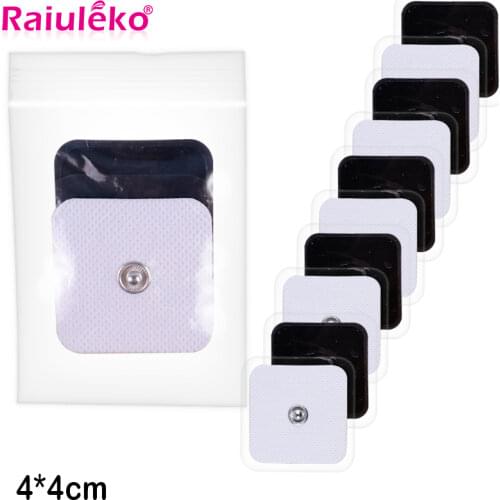 50/100P Tens Reusable Adhesive Digital Electrodes Massage Pad Patch Acupuncture Massager Relaxation Electric Muscle Stimulator