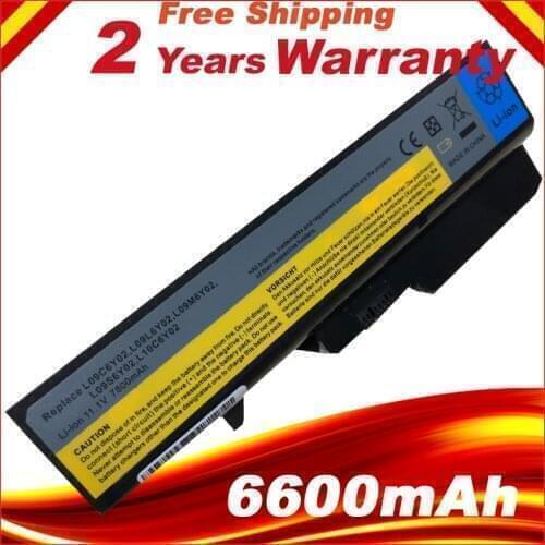 7800mAh 9 Cells Battery For Lenovo IdeaPad G560 G565 G570 G575 G770 G470 G475 G780 V360 V370 V470 V570 Z370 Z460 Z470 Z560 Z570