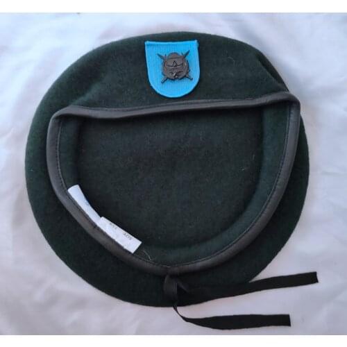 United States US Army 19th Special Forces Group Wool Green Beret Special Operations Diving Supervisor INSIGNIA Military Hat