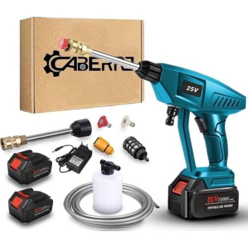 30BAR Wireless Water Spay Gun High Pressure Car Washer High Pressure Home Garden Washing Water Jet Gun for 18V Makita Battery