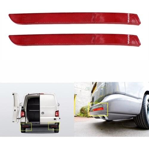 For Transporter T5 2012-2016 Rear Bumper Reflector Brake Lamp Taillight Reflector Light Brake Light