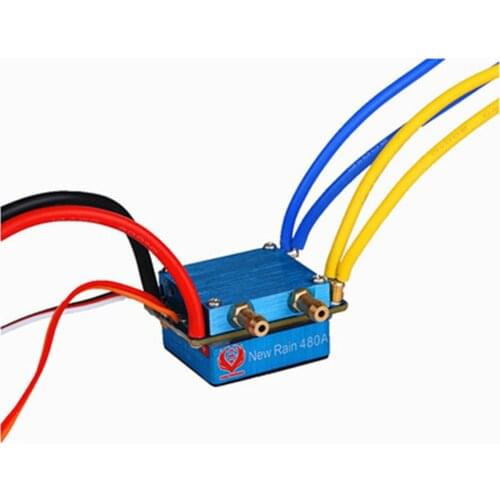 HIINST 2020 new 480A Brushed ESC Dual Motor ESC Water Proof Electronic Speed Control RC Boat RC toy high quality upgrade parts