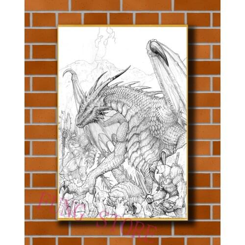 K005 Science Fiction Mech Warrior Robot Monster Originality Custom Silk Poster Home Deco Wall Art Christmas Gift