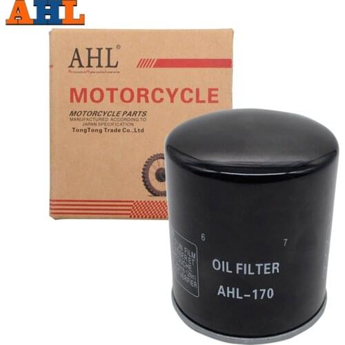 AHL 1pc Powersports Cartridge Oil Filter for Harley XL1883 XL1200 XL883 FLSTF FLTR FXRS FXR FLT80