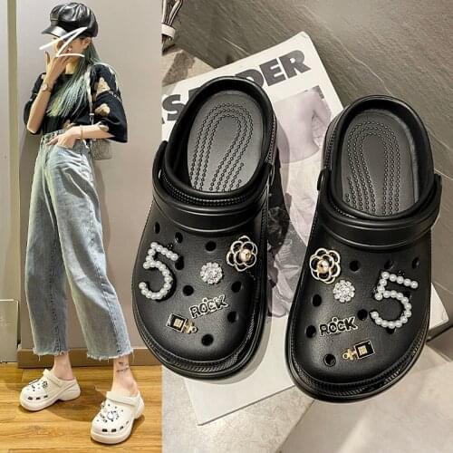 5-Character Bundle Corc Charms Flowers Leaf Balloon Shoe Accessories DIY Shoe Charms Decoration Fit for Crocs Jibz Wristbands