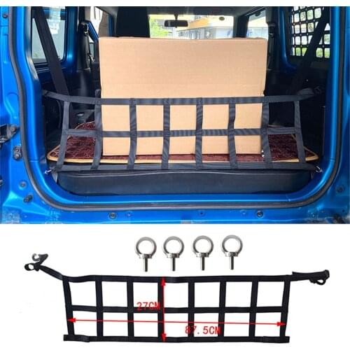 Car Trunk Cargo Net Cover Storage Bag Accessories for Suzuki Jimny Siarra 2019 2020 2021 Jb74W JB64 Interior Accessory