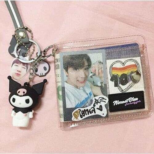 Girl Mini Letter Credit Card Holder Women Laser Money Wallet PVC Business Bank Card Holder Student Cute ID Card Case Organizer