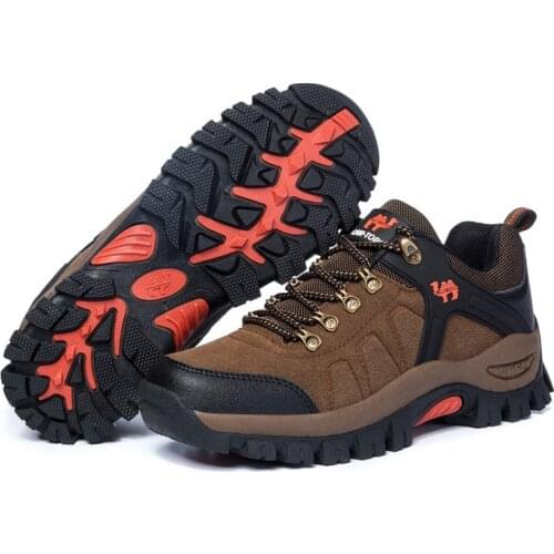 Men Women Hiking Shoes Outdoor Walking Jogging Trekking Boots Mountain Climbing Sport Male Waterproof Sneakers Athletic Non-slip