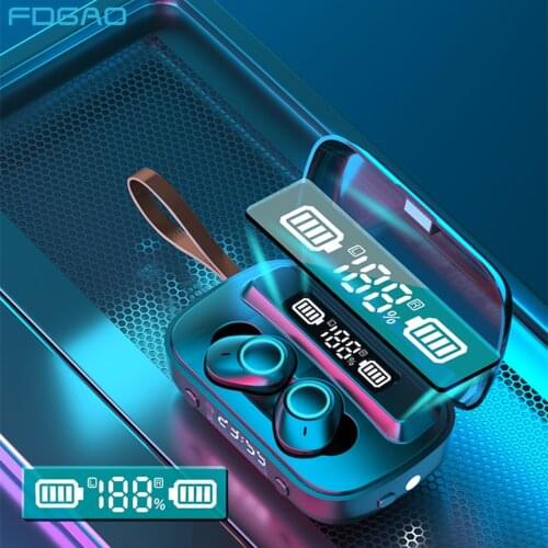 TWS Earbuds True Wireless Bluetooth 5.1 Sports Stereo Handsfree Mini Earphone With Charging Case in-Ear Headphones Touch Control