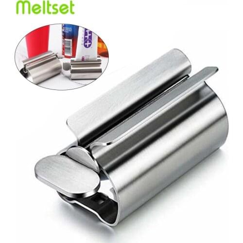 Stainless Steel Toothpaste Squeezer Toothpaste Roller Labor Saving Toothpaste Tube Squeezer Bathroom Accessories