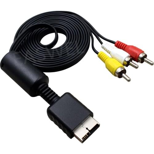 RCA to AV Audio Video Cable TV Scart Lead for Playstation PS1 PS2 PS3 Adapter