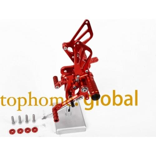 For Suzuki GSXR1300 Hayabusa 1999 - 2013 CNC Motorcycle Rearsets Foot pegs Rearset Red 2012 2011 2000 2009 2008 2007 2006 2005