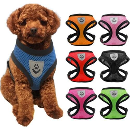 Vest-Style Dog Leash Pet Chest Harness For Small Dogs Medium-Sized Dogs Cats Breathable Dog Leash