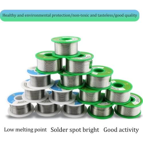 50g lead-free solder wire 0.6 / 0.8 / 1.0 / 1.2 / 1.5 lead-free solder wire 50G rosin core solder soldering iron